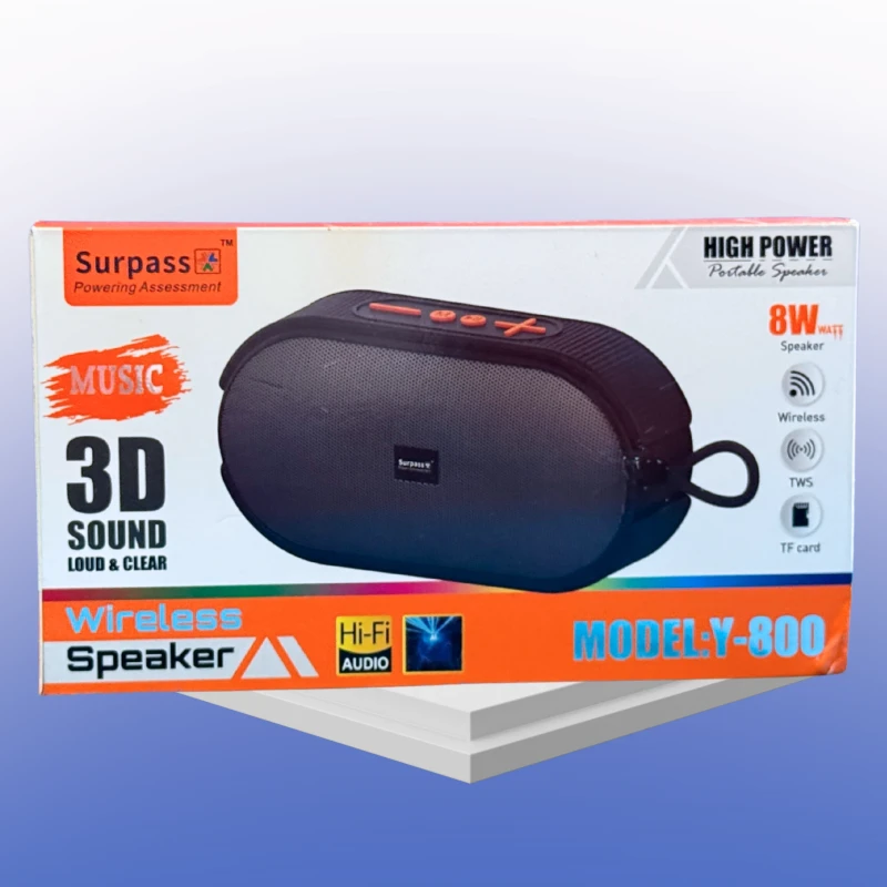 Surpass Wireless Speaker (Model: Y-800),
