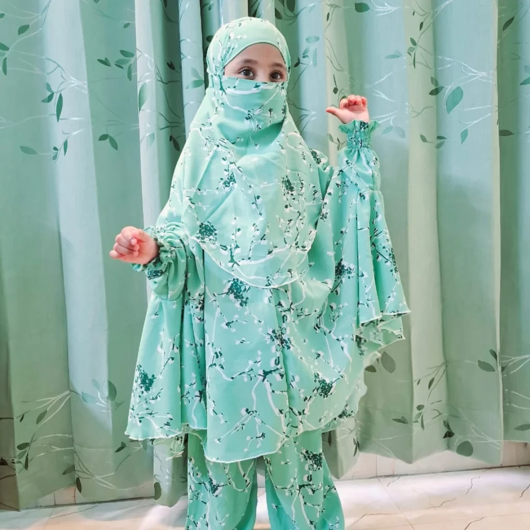 Kids Cherry Khimar Set KCK115