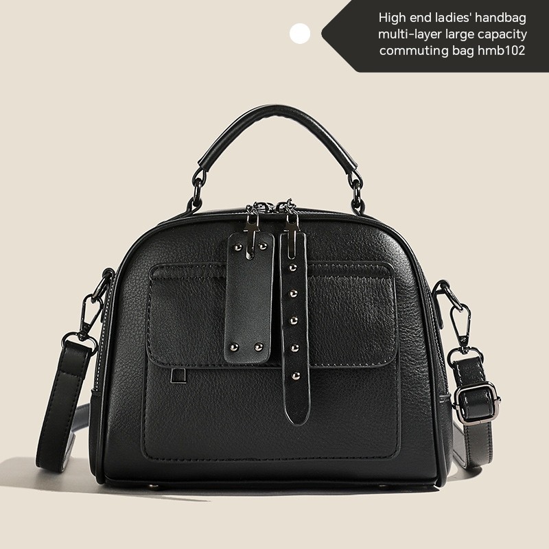 High end ladies' handbag multi-layer large capacity commuting bag hmb102