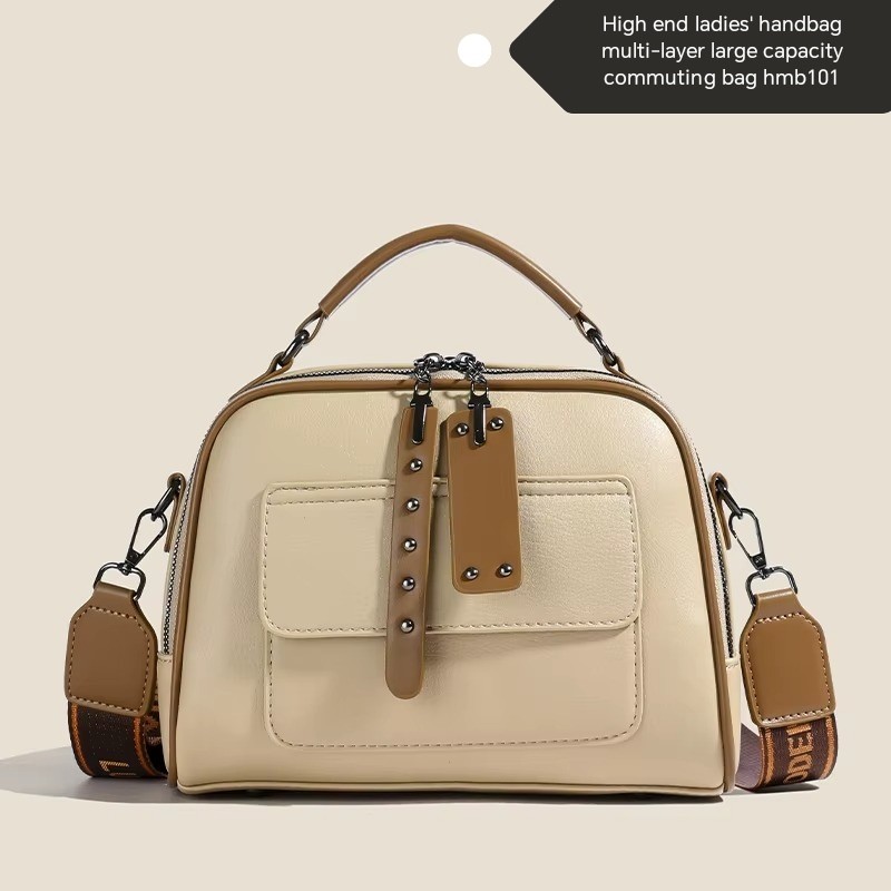 High end ladies' handbag multi-layer large capacity commuting bag hmb101