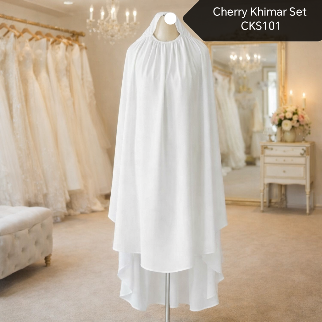 Cherry Khimar Set CKS101