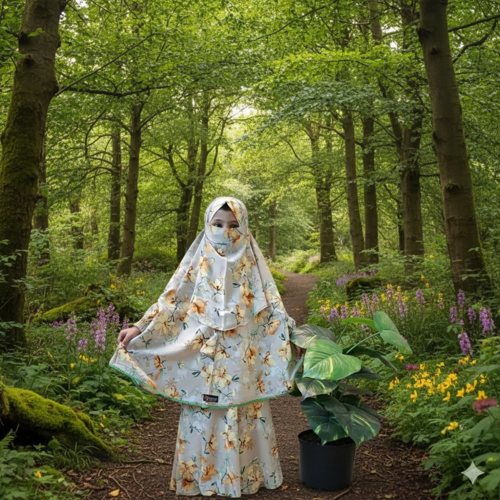 Kids Cherry Khimar Set KCK110