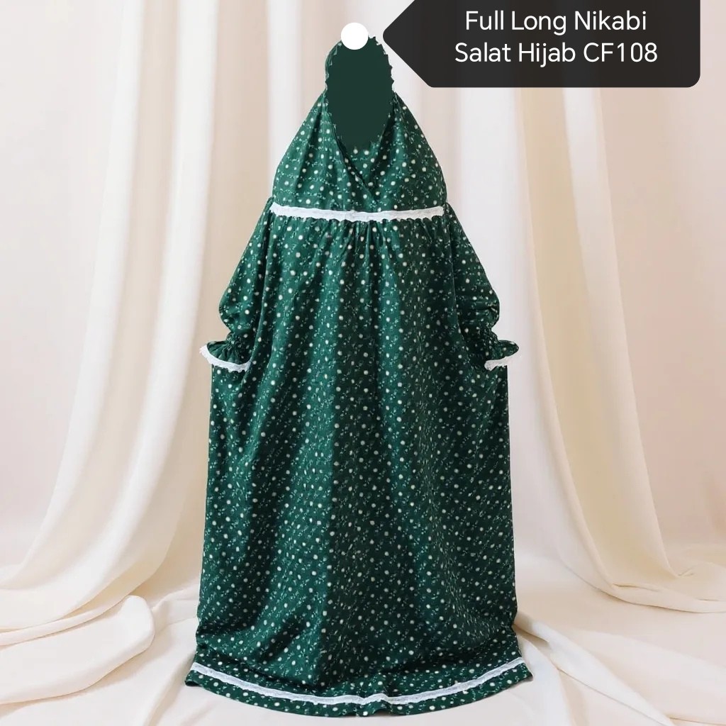 Full Long Nikabi Salat Hijab CF108