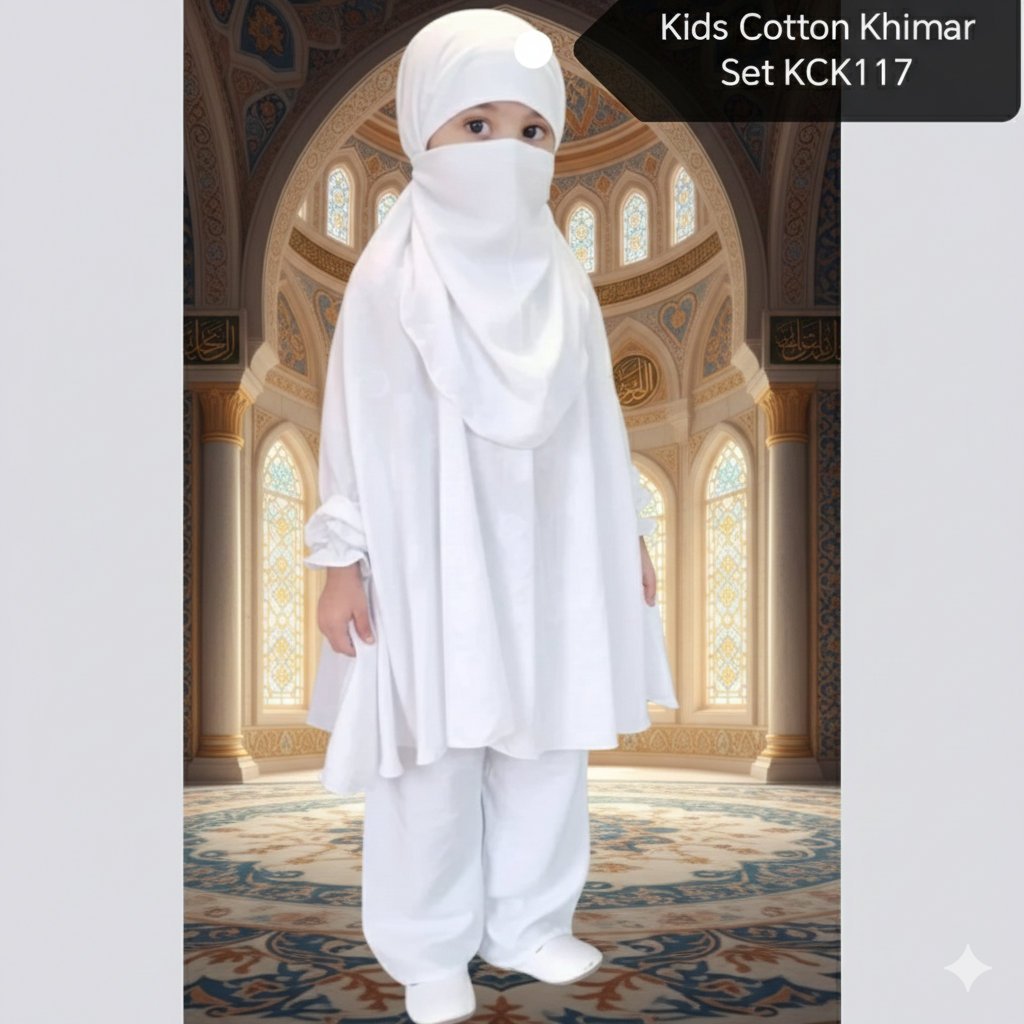 Kids Cherry Khimar Set KCK117